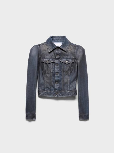7 For All Mankind PUFF SLEEVE TRUCKER JACKET