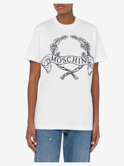 ORGANIC JERSEY T-SHIRT LAUREL CROWN LOGO