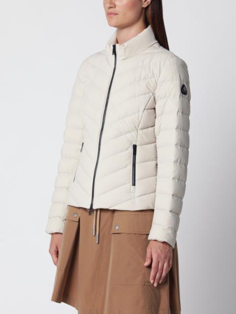 MOOSE KNUCKLES Elora alabaster padded nylon jacket