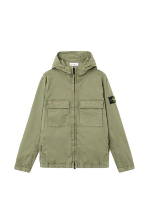 Stone Island hooded patch jacket