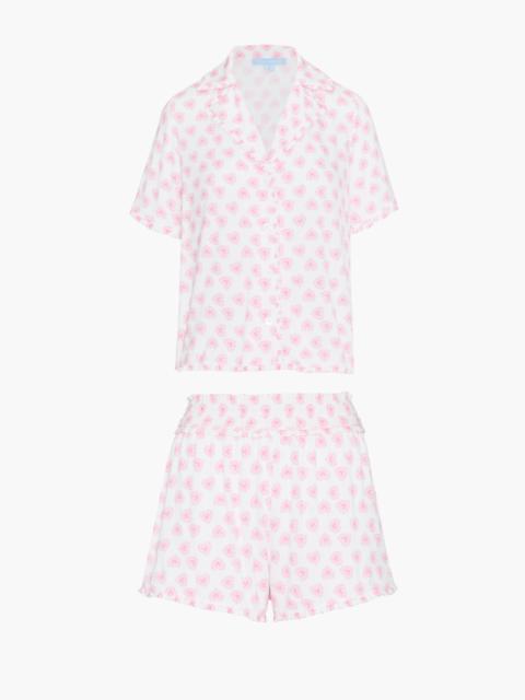 Hill House Home The Paige Pajama Set - Pink Doily Heart