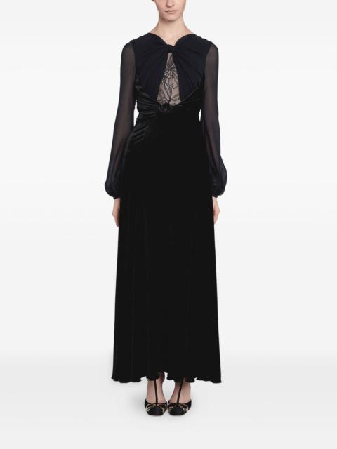 GIAMBATTISTA VALLI lace-insert dress