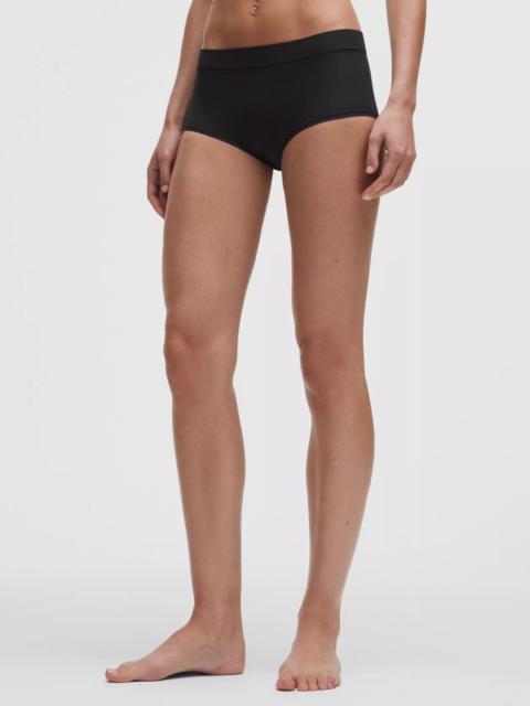 lululemon UnderEase Mid-Rise Ruched Boyshort Underwear