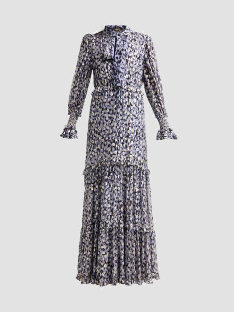 KOBI HALPERIN Women's Dana Animal-Print Maxi Dress - Frost Multi