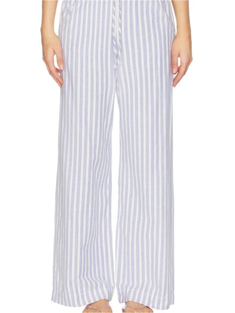 DONNI. The Oxford Stripe Drawstring Pant