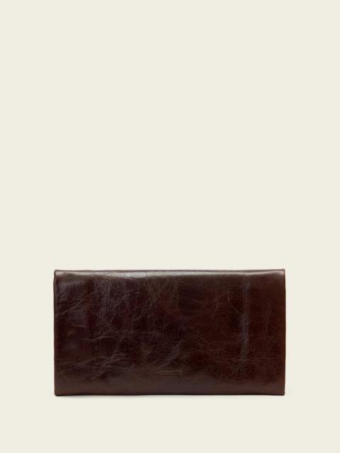 ALLSAINTS HARLUNA LEATHER CLUTCH BAG