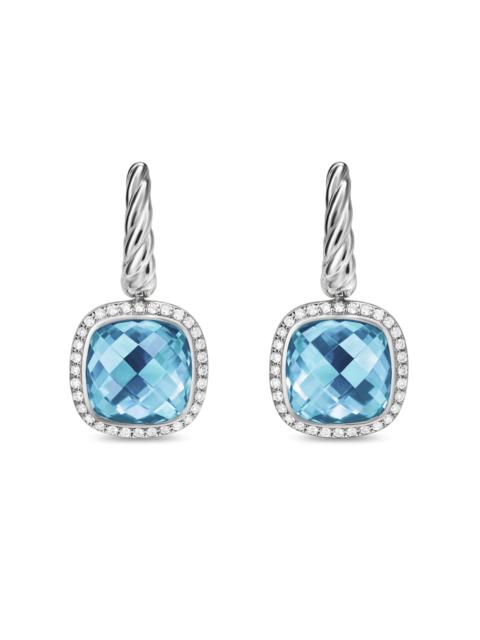 DAVID YURMAN Women's Albion Drop Earrings in Sterling Silver - Blue Topaz