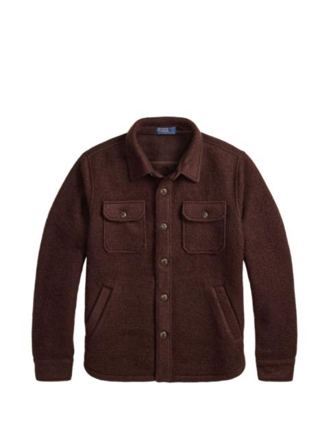 Polo Ralph Lauren felted shirt jacket