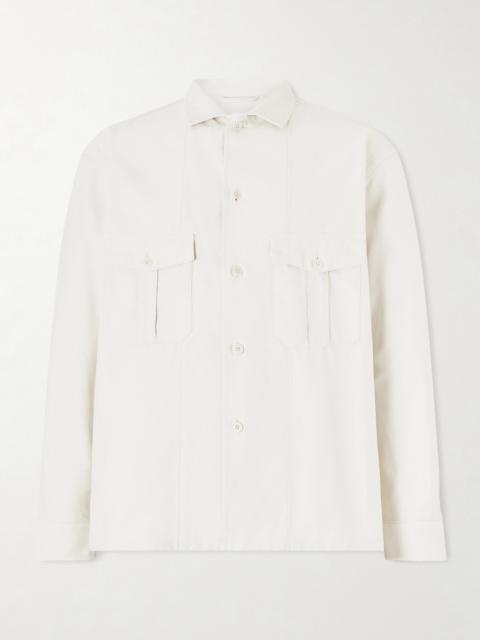 KAPTAIN SUNSHINE Military Cotton-Twill Overshirt