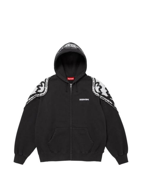 Supreme Wings zip-up hoodie