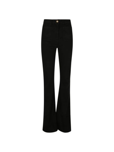 ELISABETTA FRANCHI pocket denim trousers