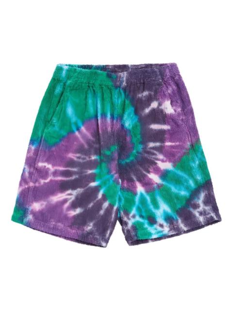 South2 West8 tie-dye terry-cloth shorts