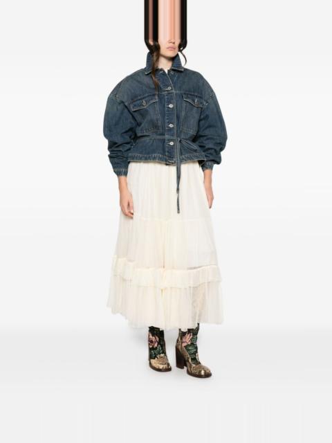 Chloé Silk long skirt
