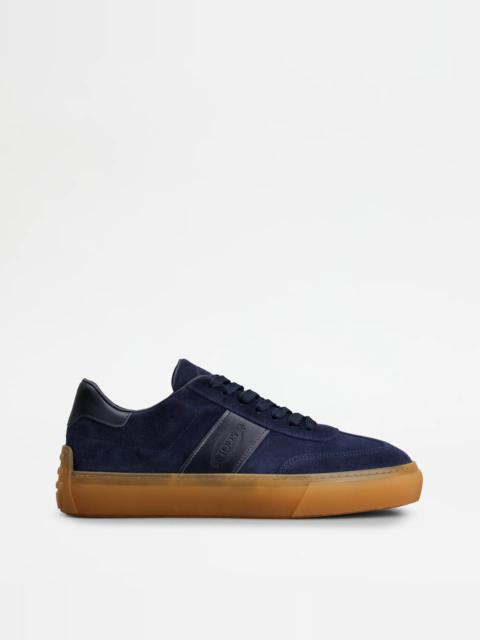 TOD'S SNEAKERS IN SUEDE - BLUE