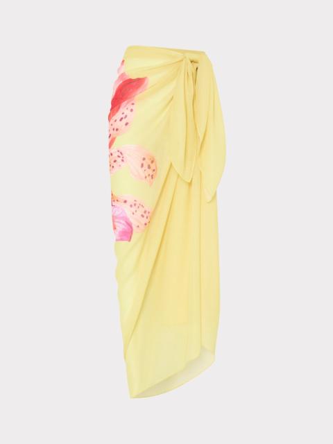 MILLY Song D'Iris Printed Sarong