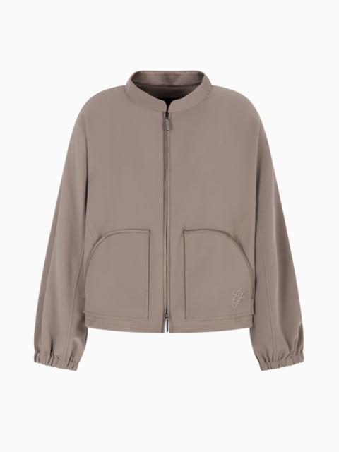 TECHNICAL CADY BLOUSON WITH LOGO EMBROIDERY