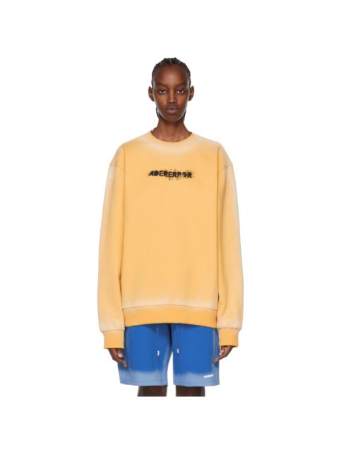 ADER error Yellow Cotton Sweatshirt