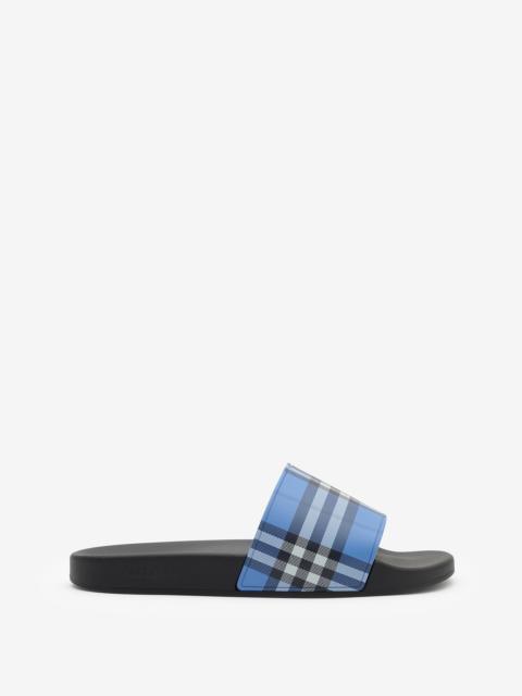 Burberry Check Slides