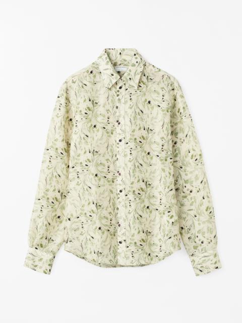 TIGER OF SWEDEN Bennett Linen Print Shirt