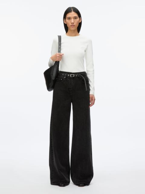 3.1 Phillip Lim Compact Rib Long Sleeve Tee