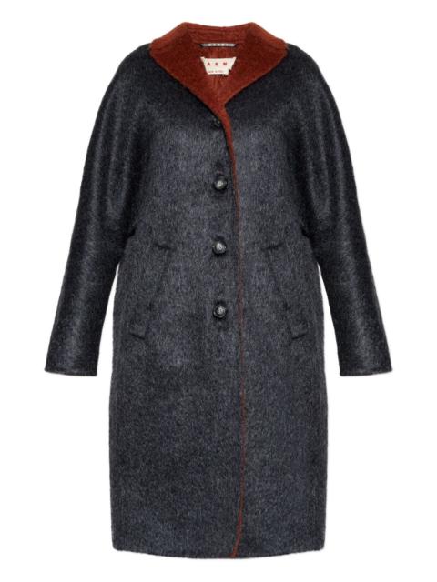Marni contrasting-trim coat