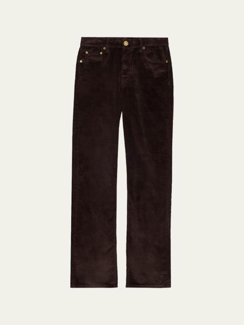 rag & bone Harlow Mid-Rise Full Straight Jeans