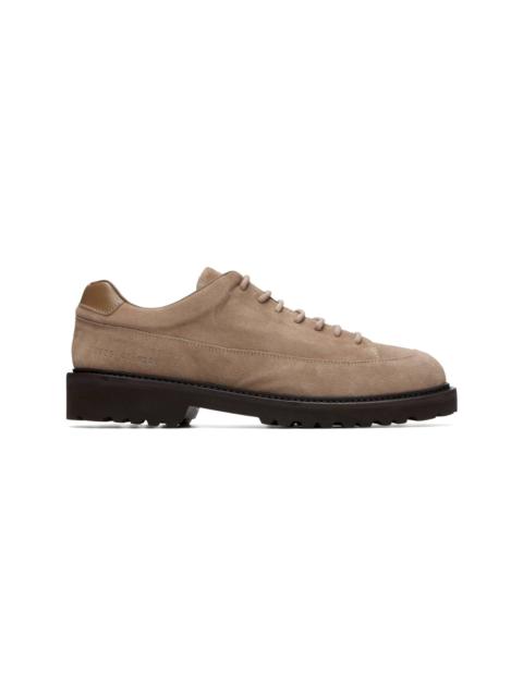 Common Projects Taupe Hiker Low Piuma Boots