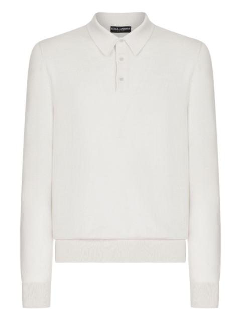Dolce & Gabbana long-sleeve polo shirt