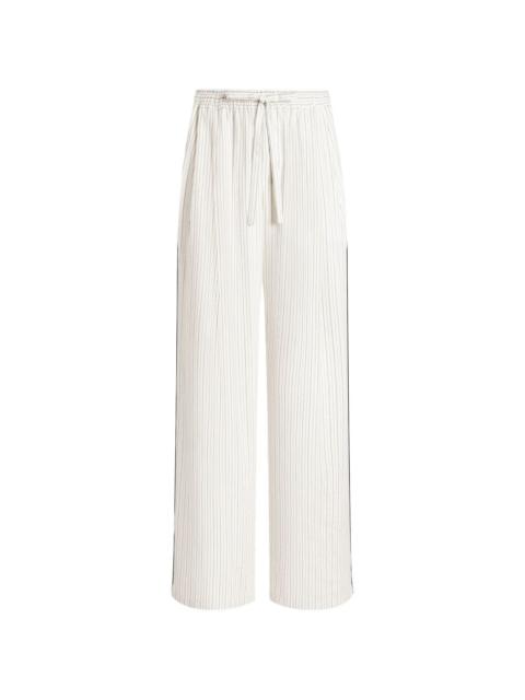 Dolce & Gabbana striped fabric vanity trousers