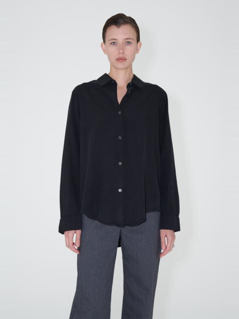 Our Legacy Line Shirt Black Fine Silk