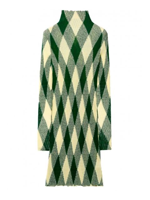Burberry Argyle motif dress