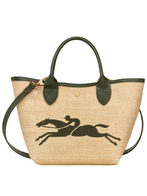 Longchamp Le Panier Pliage S Basket bag Khaki - Canvas