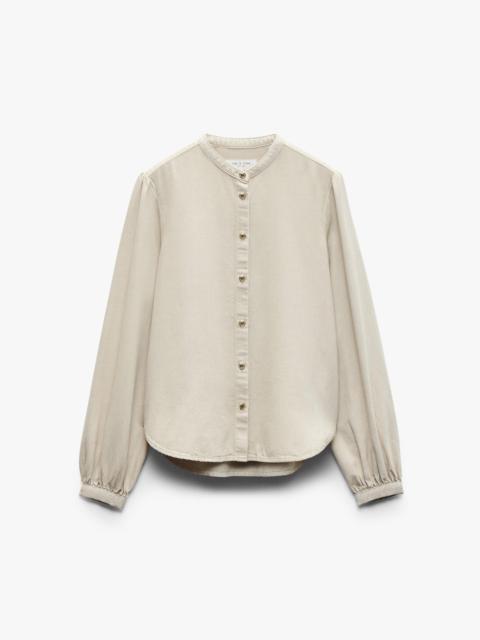 rag & bone Sandra Denim Blouse
Ultra Featherweight in Sandstone