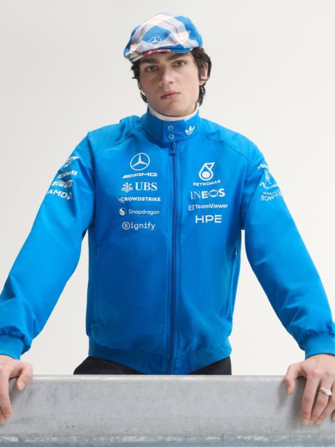 adidas Mercedes - AMG Petronas Formula 1 Team Blue Wonder Driver Harrington Jacket