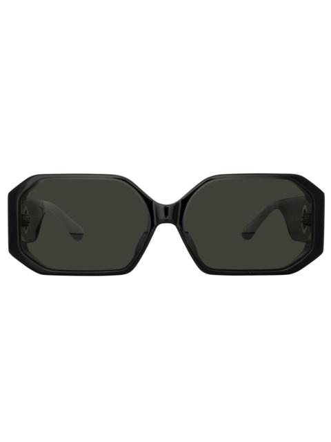 BAILEY ANGULAR SUNGLASSES IN BLACK