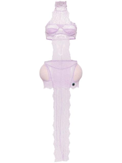 Jean Paul Gaultier x Shayne Oliver lingerie minidress