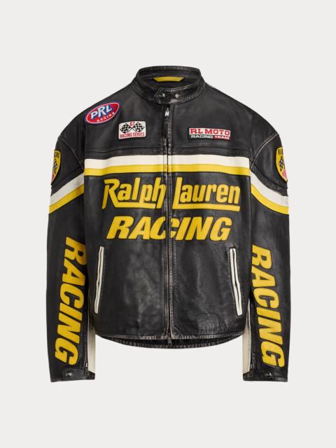 Polo Ralph Lauren Leather Racing Jacket