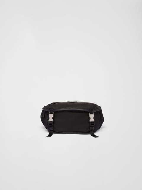 Re-Nylon and Saffiano leather shoulder bag