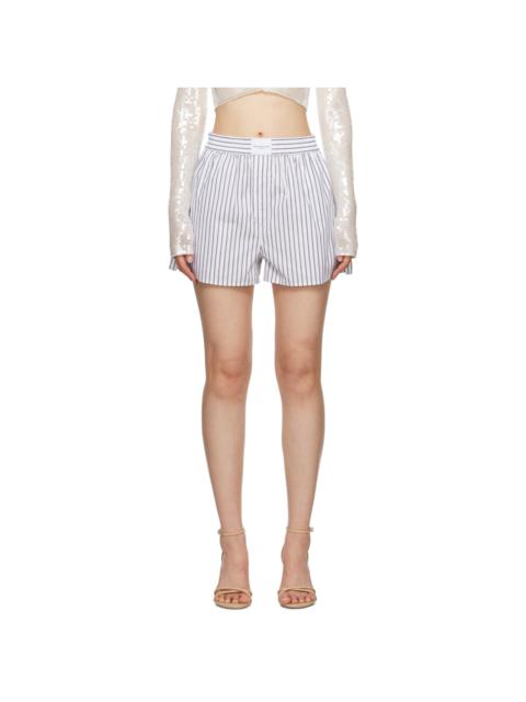 alexanderwang.t White Striped Boy Shorts