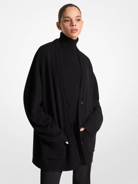 MICHAEL KORS COLLECTION Cashmere Oversized Cardigan