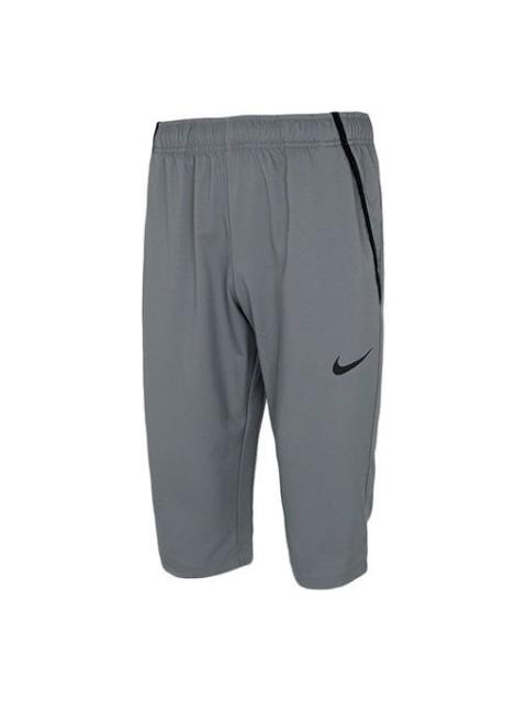 Nike Nike Training Sports Men's Mid-length Cropped Pants Grey CU4956-084