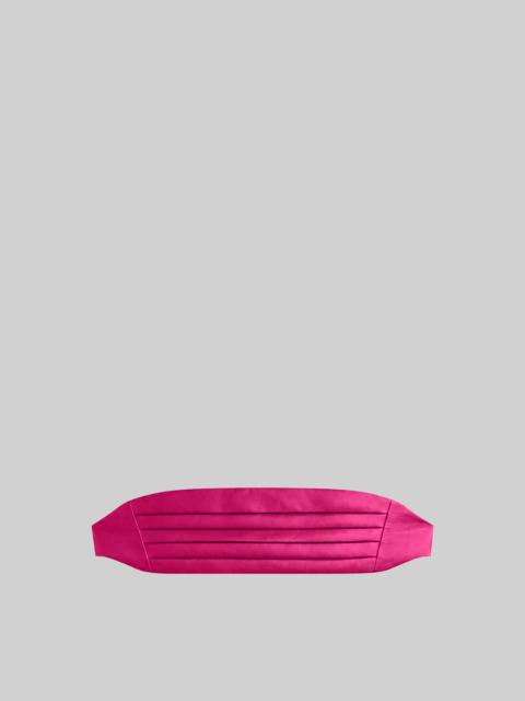 The Frankie Shop Bellano Satin Cummerbund Belt - Hot Pink