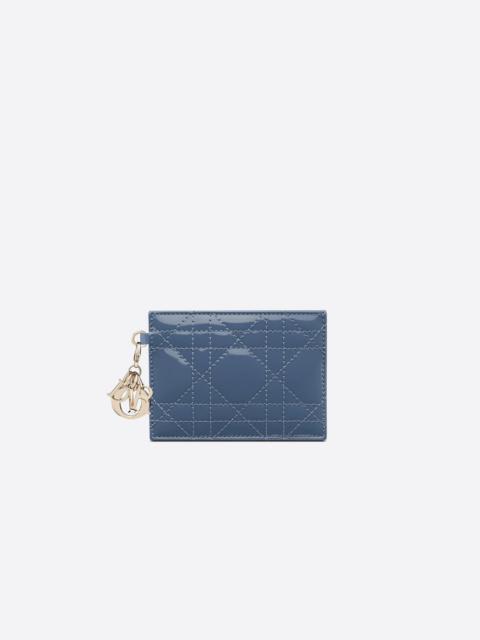 Dior Lady Dior Flat Card Holder