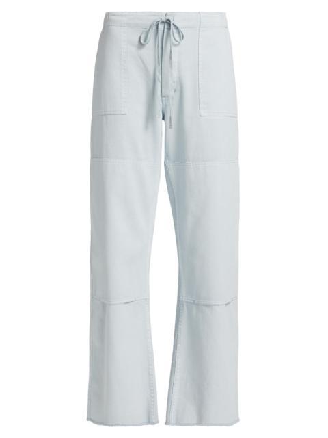 RE/DONE Women's Beach Cotton Drawstring Pants - Light Blue