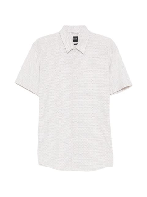 BOSS all-over print short-sleeve shirt