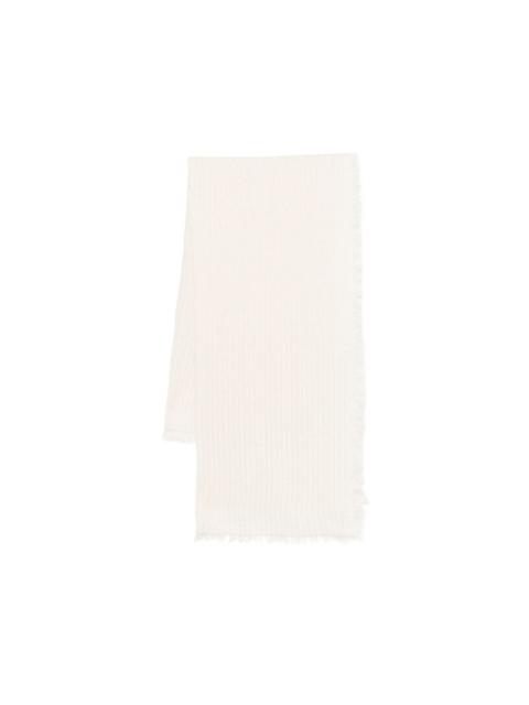 FABIANA FILIPPI frayed striped scarf