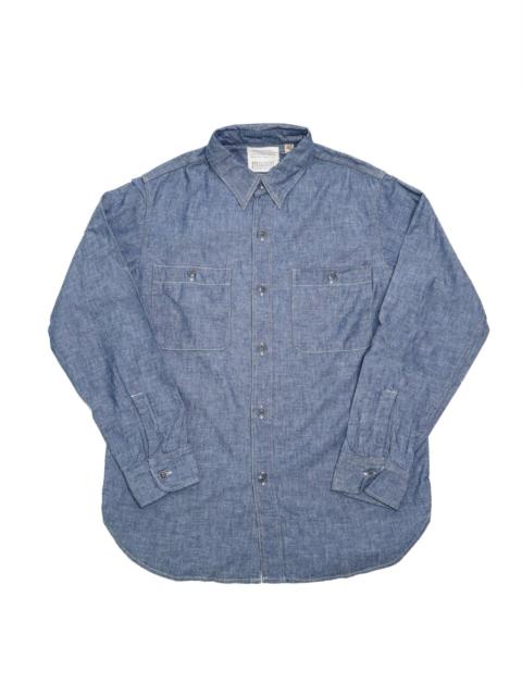 FULLCOUNT 4810-21 Chambray Shirt Indigo Blue