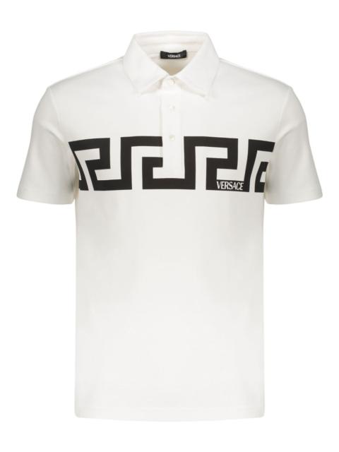 VERSACE cotton polo shirt
