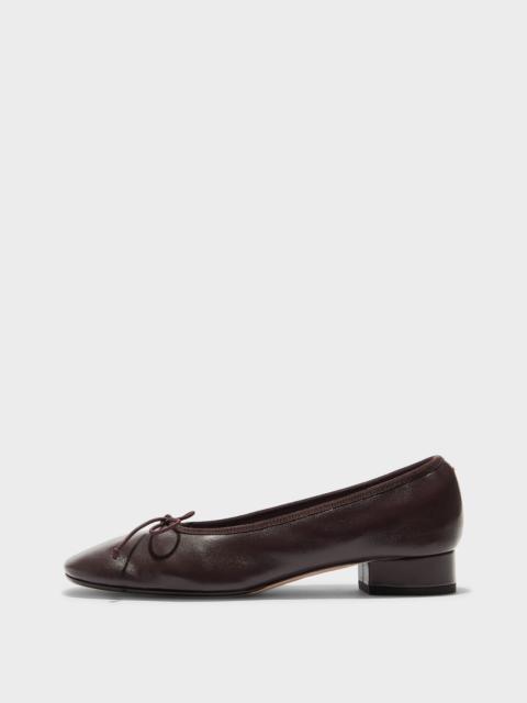 Aeyde Onda Round-Toe Ballet Flats