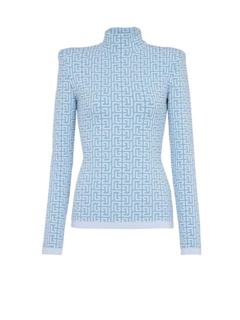 Balmain Knit sweater with Balmain monogram